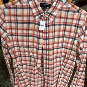 Banana Republic Checkered Button Down